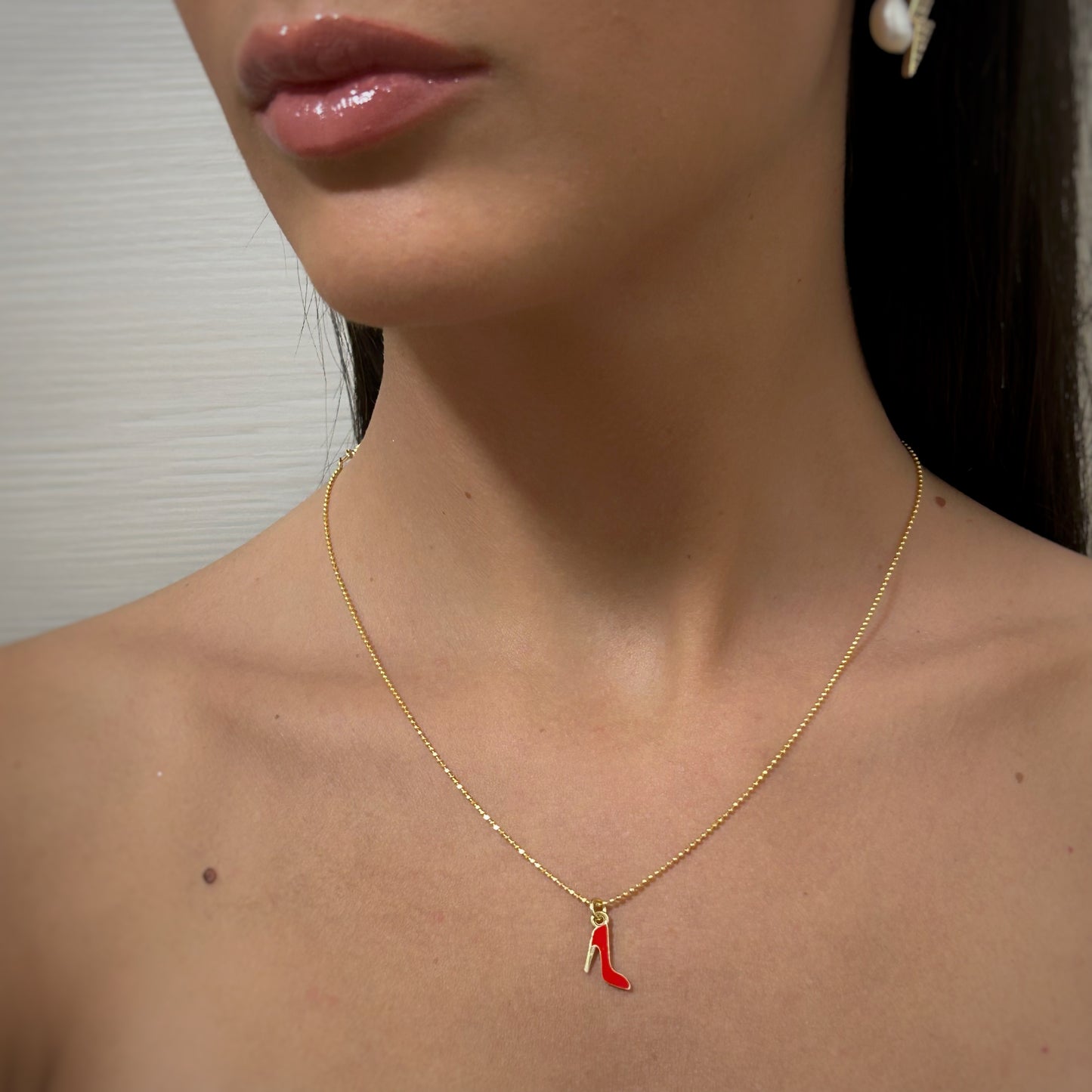 Collana Scarpetta Rossa