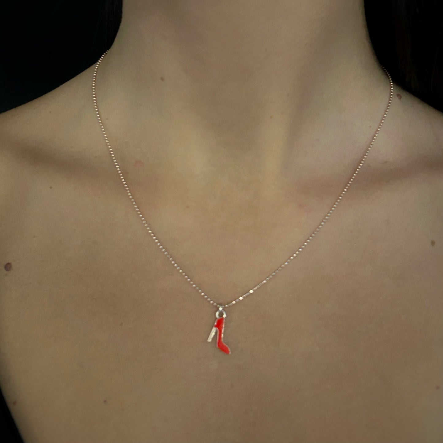 Collana Scarpetta Rossa