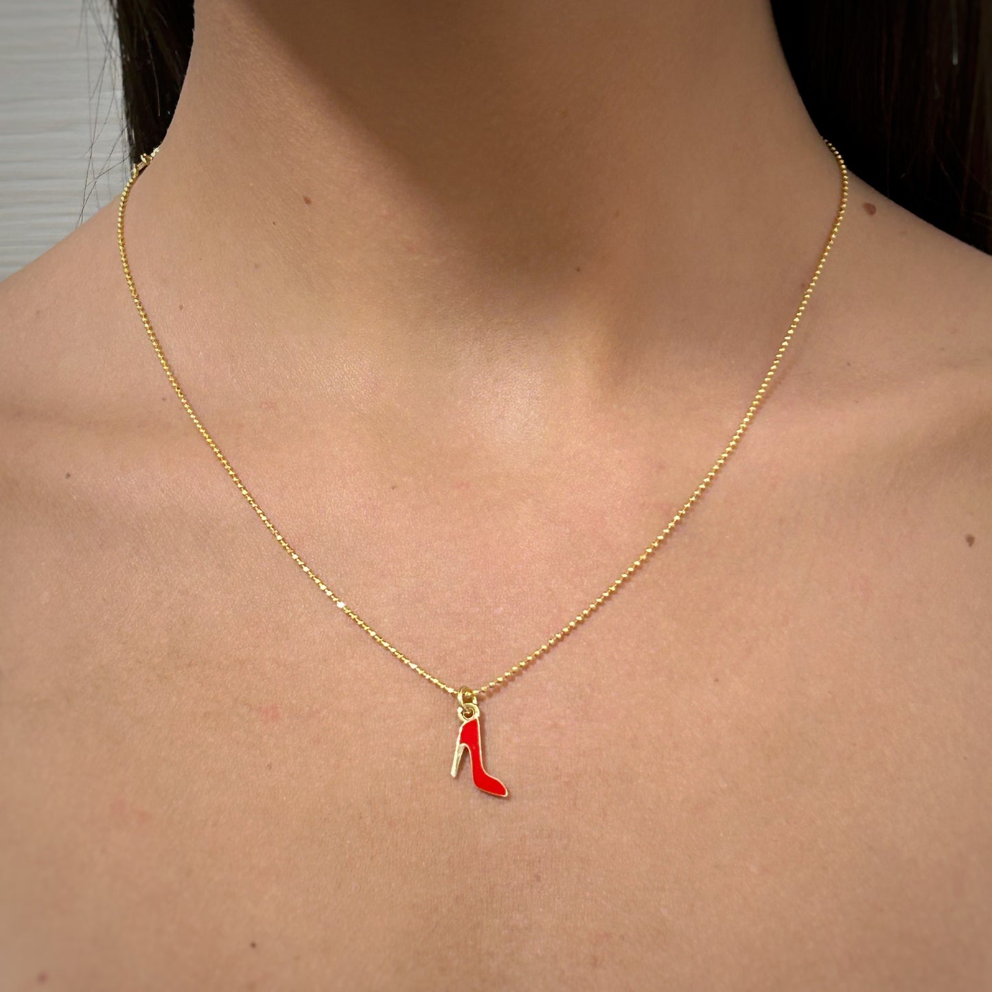 Collana Scarpetta Rossa