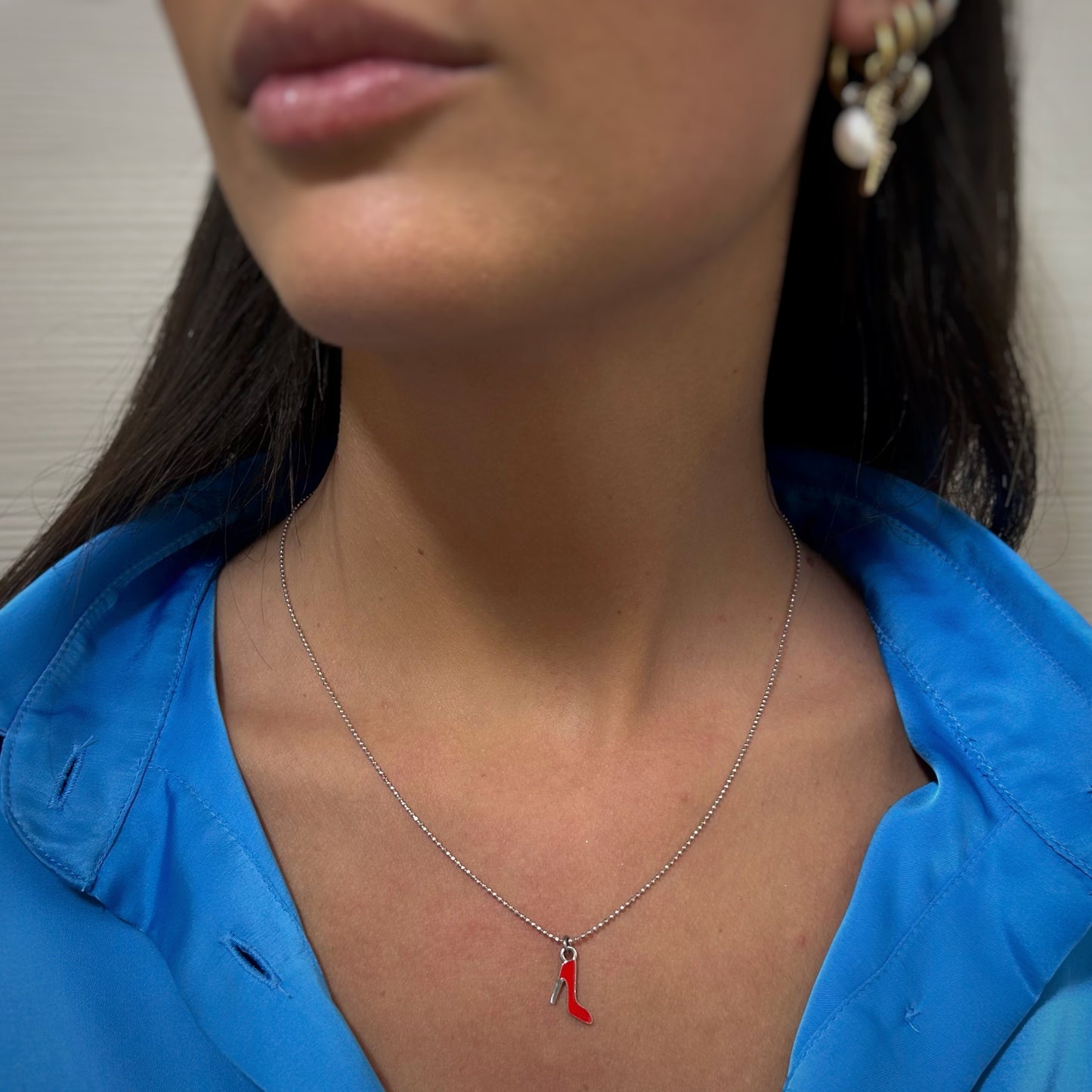 Collana Scarpetta Rossa